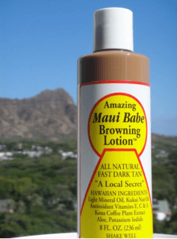 Maui babe browning lotion